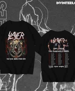 Slayer Final Farewell World Tour 2018 T-Shirt TPKJ1