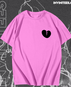 Broken heart light pink T-Shirt TPKJ1