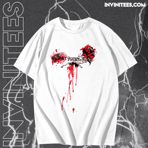 My Chemical Romance Rose Blood T-Shirt TPKJ1