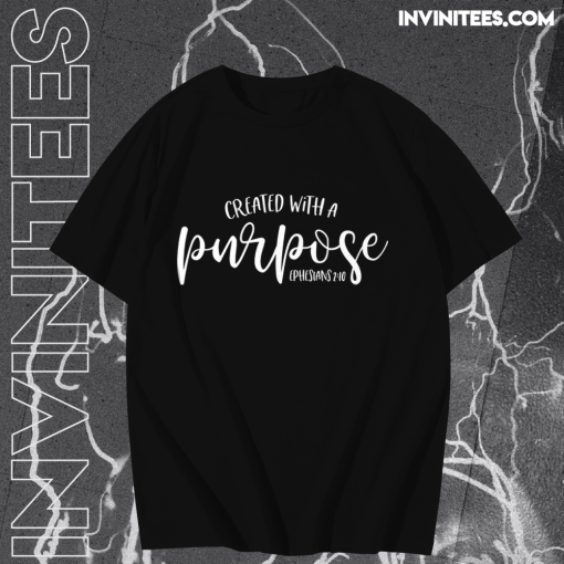 Created with a Purpose TSHIRT TPKJ1