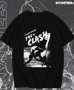 The Clash London Calling Black t shirt TPKJ1