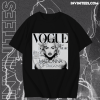 Unisex 80'S Madonna Vogue Short Sleeve T-Shirt TPKJ1