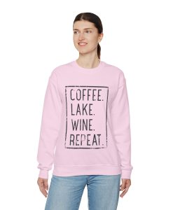 Coffee Lake Wine Repeat Sweatshirt thd