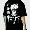 Gojo Satoru Oversized T Shirt Back