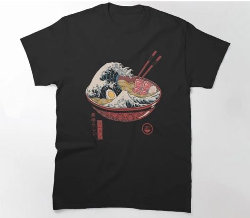 Great Ramen Wave Classic T-Shirt thd