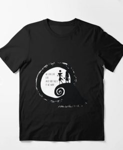 Jack and Sally If We Want Tshirt thd