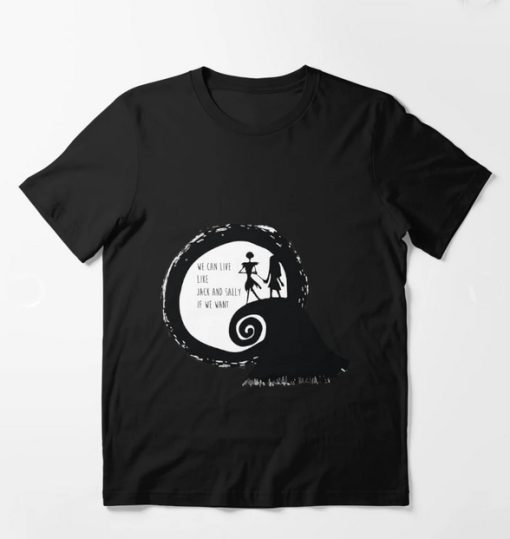 Jack and Sally If We Want Tshirt thd