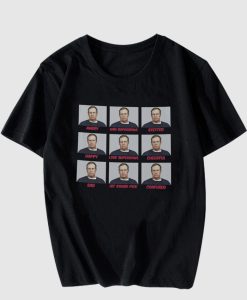 New England Patriots Funny Bill Belichick Face T Shirt thd