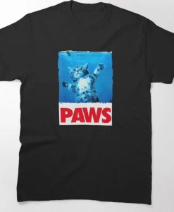 Paws Cat and Mouse Top Cute Funny Cat Lover T-Shirt thd