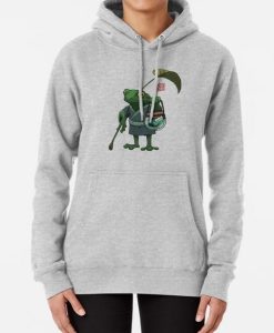A Frog and His Son Pullover Hoodie thd