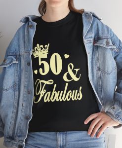 50 & Fabulous Tshirt unisex thd