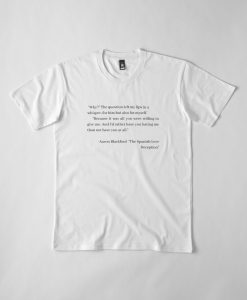 Aaron Blackford The Spanish Love Description T-shirt thd