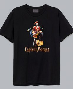 Captain Morgan Rum Black T Shirt thd