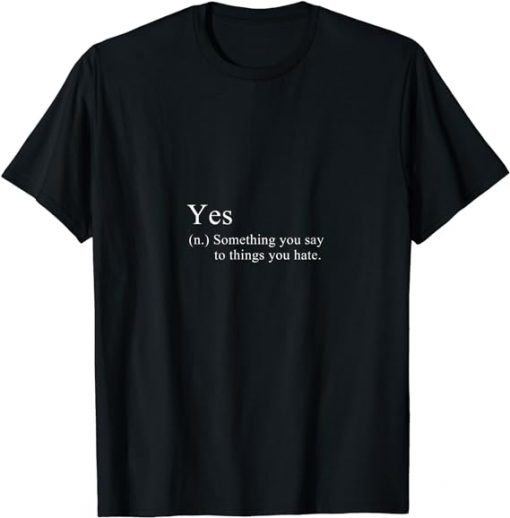 YES definition T-Shirt thd