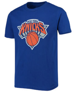 Youth New York Knicks Blue Primary Logo T-Shirt thd