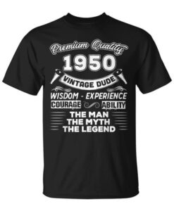 The Man Myth Legend Vintage 1950 72Nd T Shirt thd