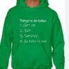 THINGS TO DO TODAY HOODY HOODIE thd