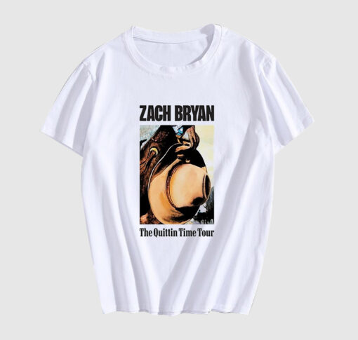 Zach Bryan The Quittin Time Tour 2024 t-shirt thd