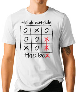 Think Outside The Box Motivational T-shirt THD